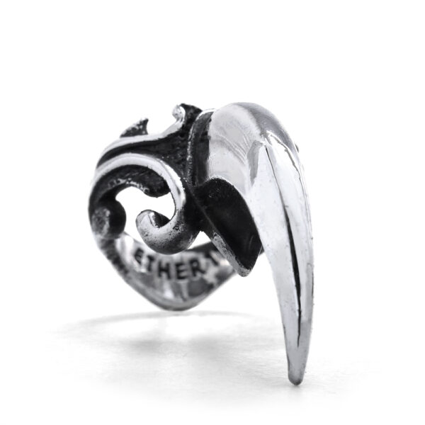 Ether Victorian Filigree Claw Ring