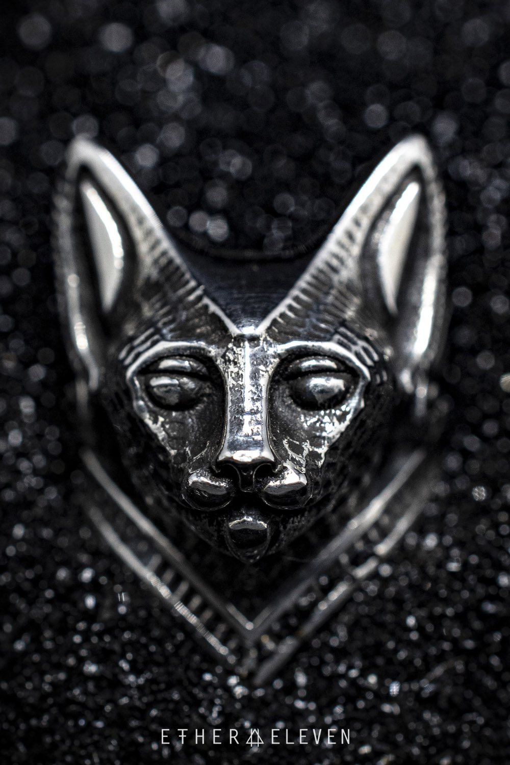 Ring of Bastet in sterling silver | Ether Eleven