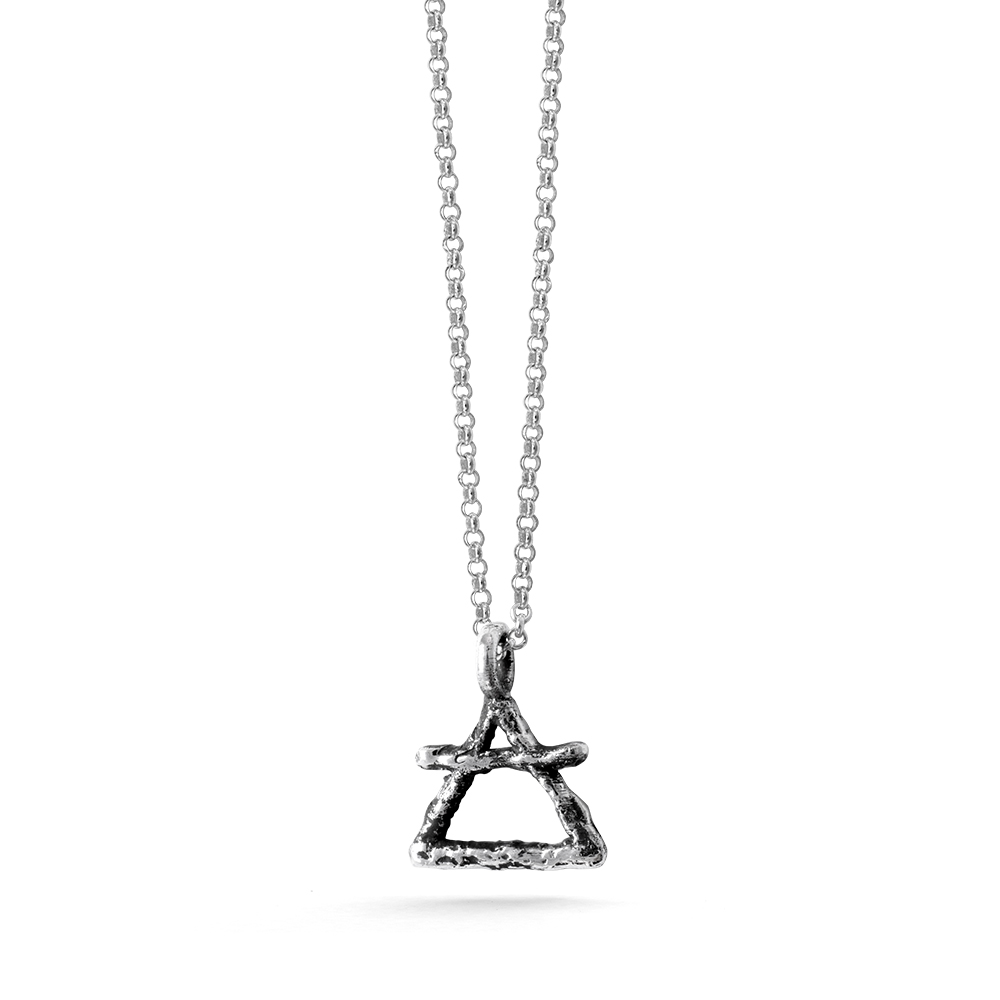 Ether11 Alchemy Symbol Air Pendant