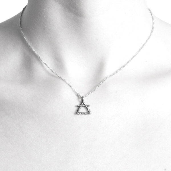 Ether11 Alchemy Symbol Air Pendant