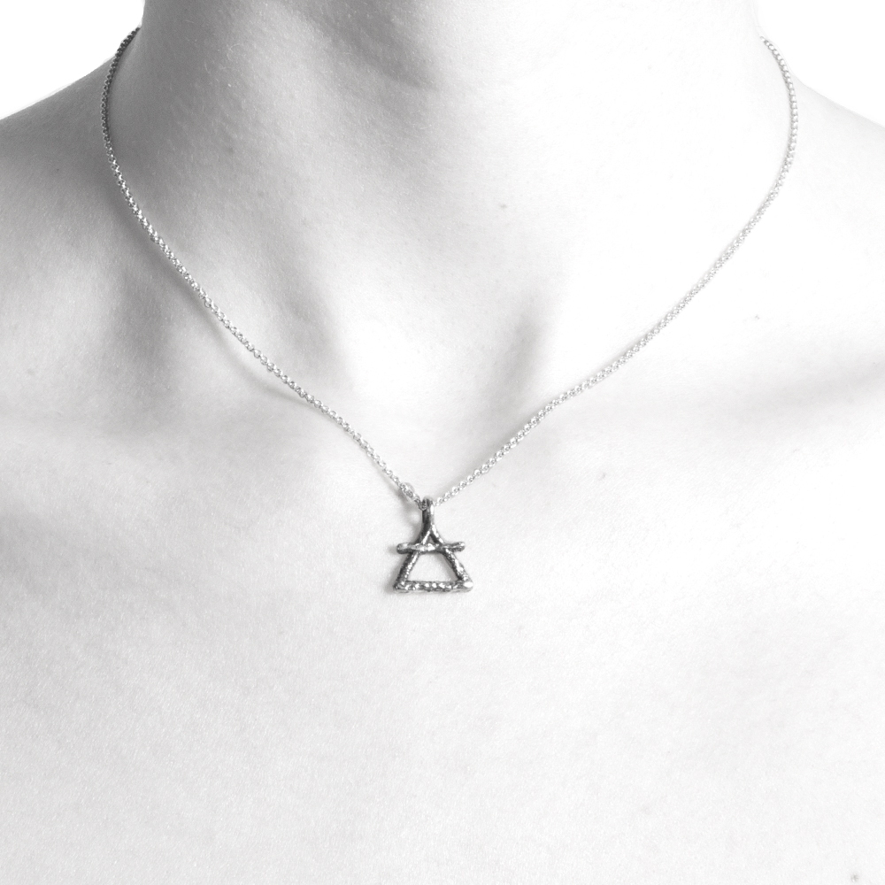 Ether11 Alchemy Symbol Air Pendant