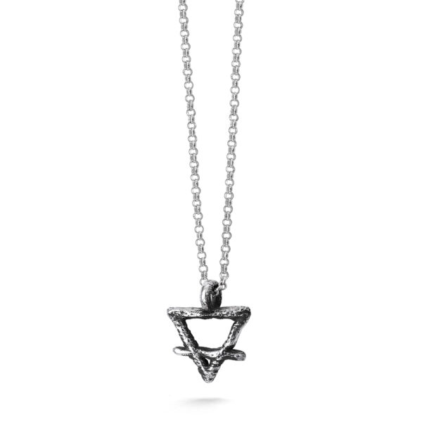 Ether11 Alchemy Symbol Earth Pendant