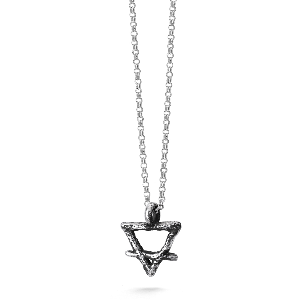 Ether11 Alchemy Symbol Earth Pendant
