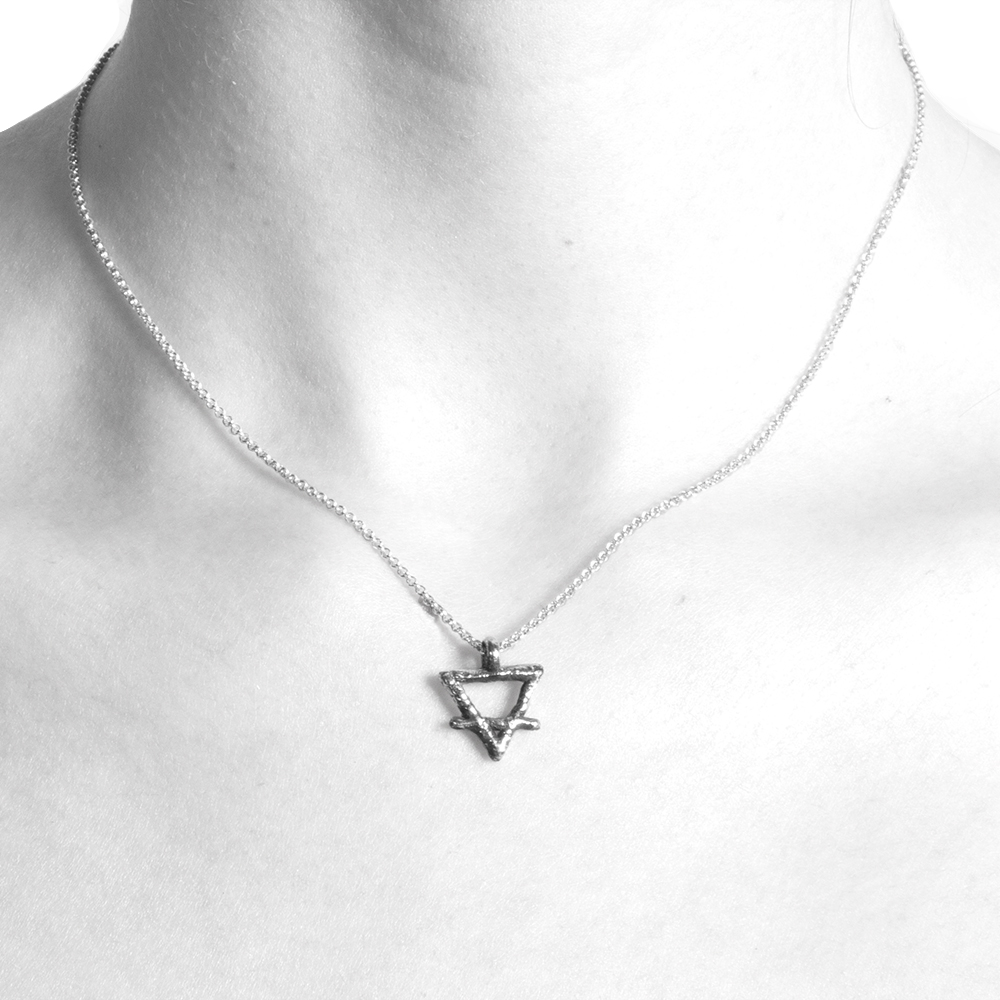 Ether11 Alchemy Symbol Earth Pendant