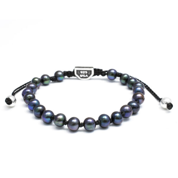 BR018_6mm_Fresh_Water_Pearl_Bracelet_alt1 Ether11 Fresh Water Black Pearl Beaded Bracelet